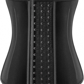 Waist Trainer for Women Corset Cincher Body Shaper Girdle Trimmer with Steel Bones Extender